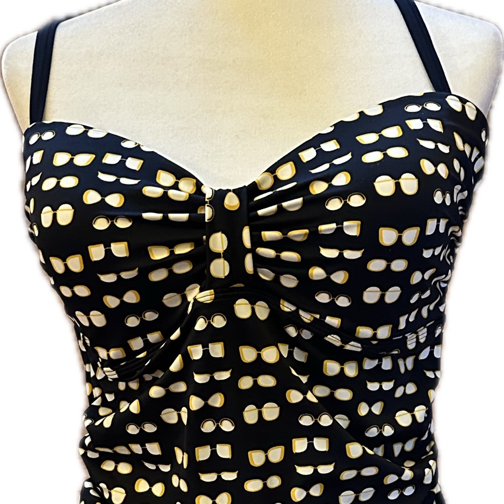 Boden Dk Navy and yellow Women Swim One Piece